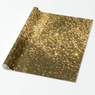 Presente Papel Dourado de quebra de brilho