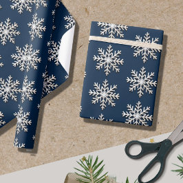 Presente Papel Elegante de Molho de Neve