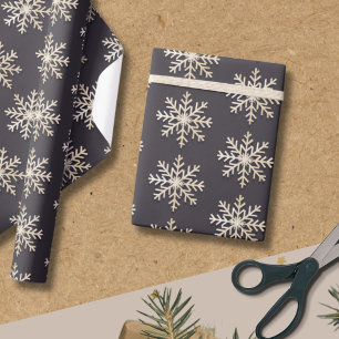 Presente Papel Elegante de Molho de Neve