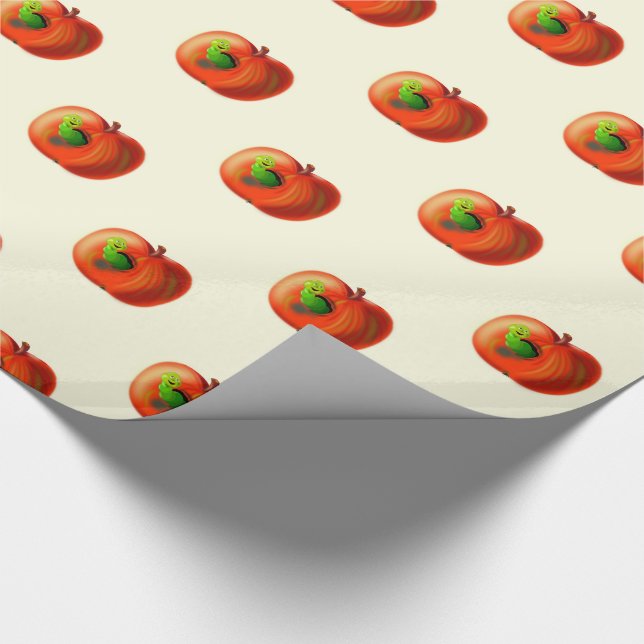 Presente Papel Envolvente Enrolador de Maçã Engraçado (Ponta)