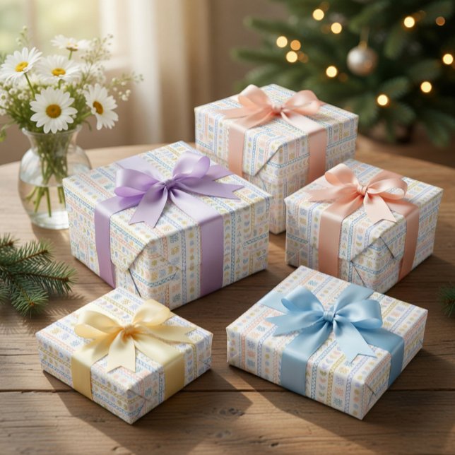 Presente Papel Escandinavo de Arranque de Folhas (Criador carregado)