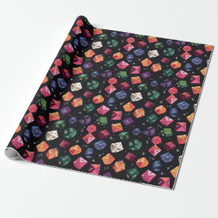 Presente Papel Escuro de Moldagem de Dice Arcana