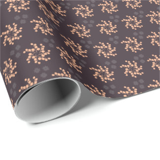 Presente Papel Escuro de Moldagem de Natal
