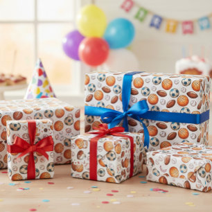 Presente Papel Esportivo de Quebra de Esportes - Basquete, 