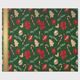 Presente Papel Festivo De Molho De Natal