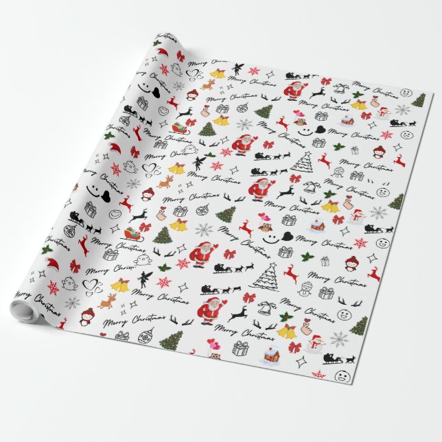 Presente Papel 🎄 Festivo De Vestir O Natal (Desenrolado)