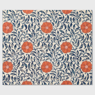 PRESENTE PAPEL FLORAL CHINÊS DE EMBALAGEM