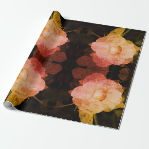 Presente Papel Floral Floral de Estilo Russo de Foto