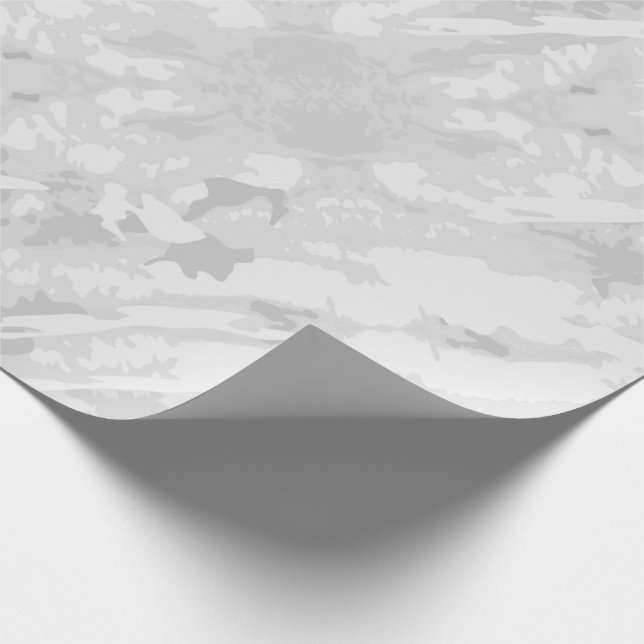 Presente Papel Mínimo de Envolvimento da Cinza (Ponta)