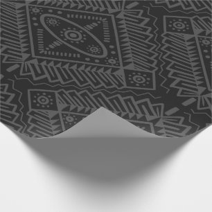 Presente Papel Moderno Tribal Africano de Embalagem