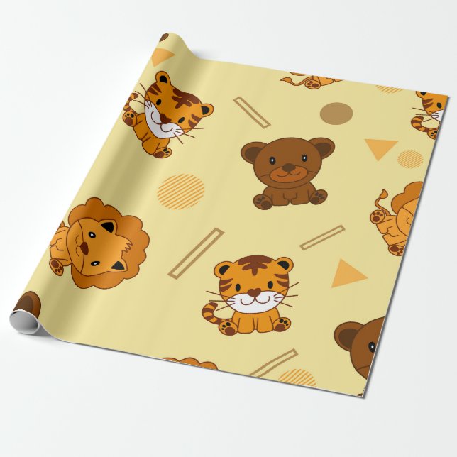 Presente Papel para enrolamento de animais (Desenrolado)