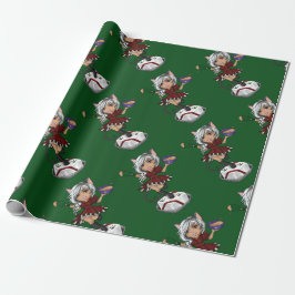 Presente Papel para enrolamento de gatos cozidos