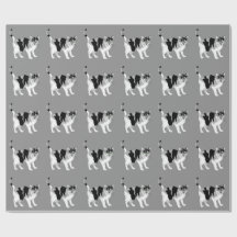 Papel para enrolamento de pADRÕES de CAT PRETOS e 