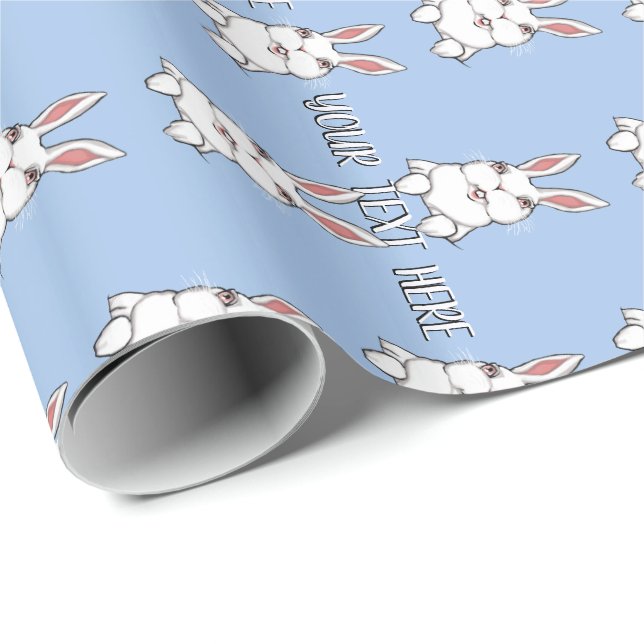 Presente Papel Personalizado de Encapsulamento de Coelhinho (Ponta do rolo)