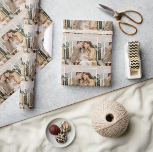 Presente Papel personalizado de enrolamento moderno com fot