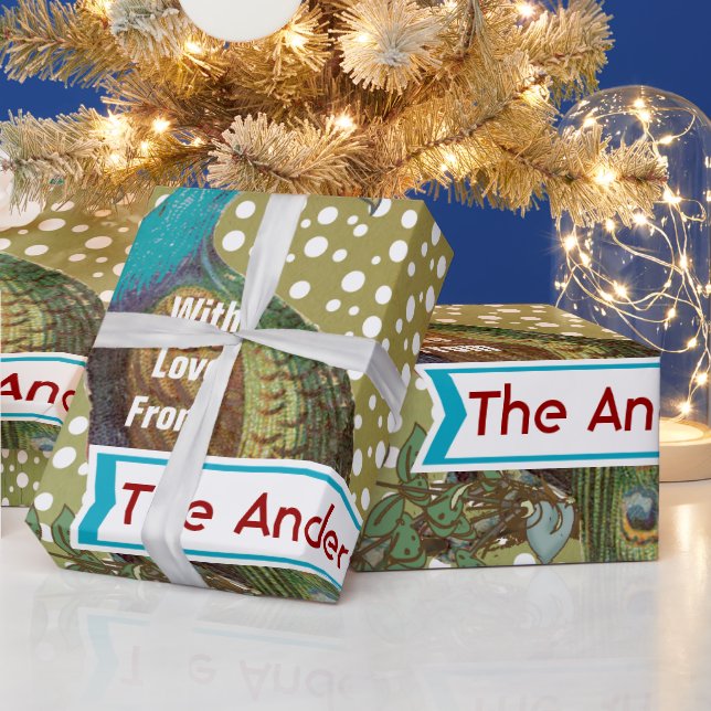 Presente Papel personalizado de moldagem de feriado de peac (Feriados)