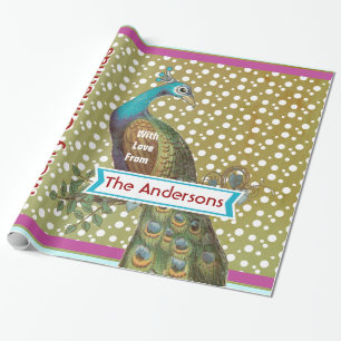 Presente Papel personalizado de moldagem de feriado de peac