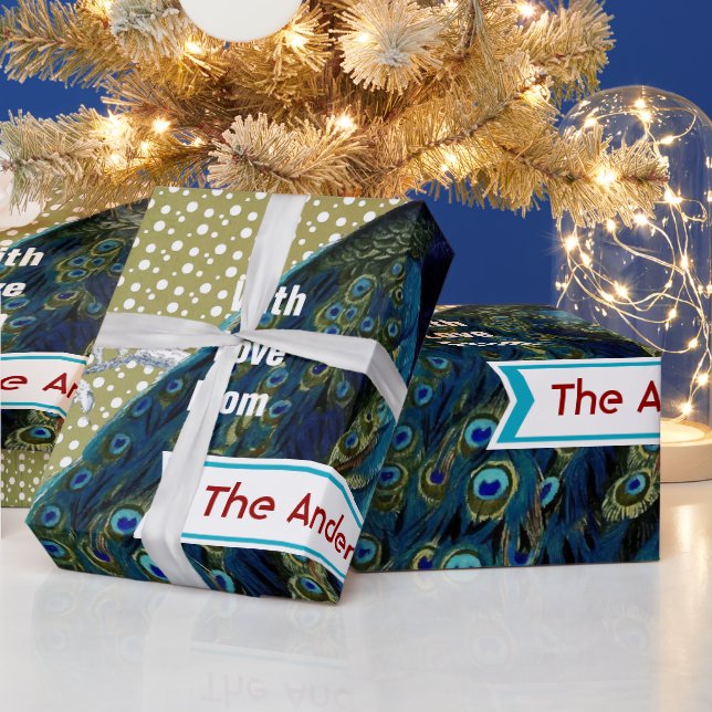 Presente Papel personalizado de moldagem de feriado de peac (Feriados)