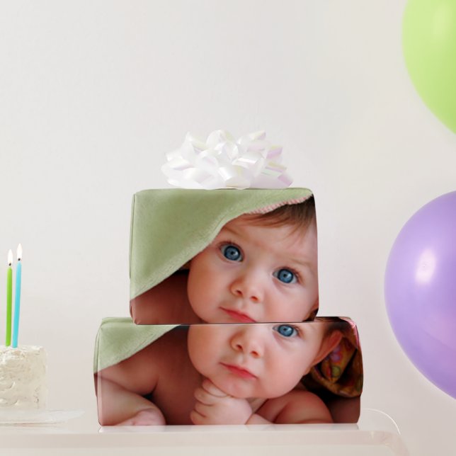 Presente Papel personalizado de moldagem de fotos para bebê (Presentes para festas)