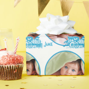 Presente Papel personalizado de moldagem de fotos para bebê