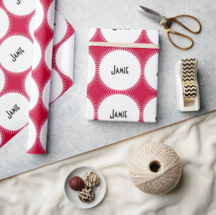 Presente Papel personalizado para empacotamento de cores
