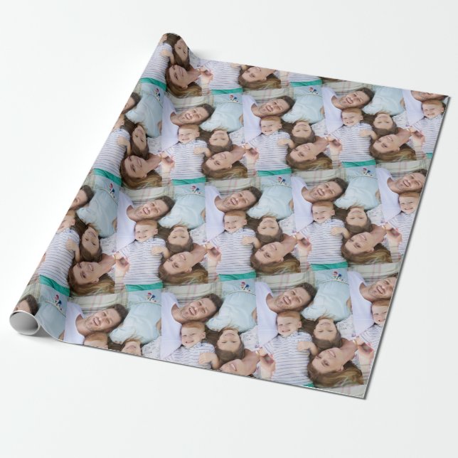 Presente Papel personalizado personalizado de empacotamento (Desenrolado)