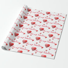 Presente Papel personalizável de enrolamento de Namorados