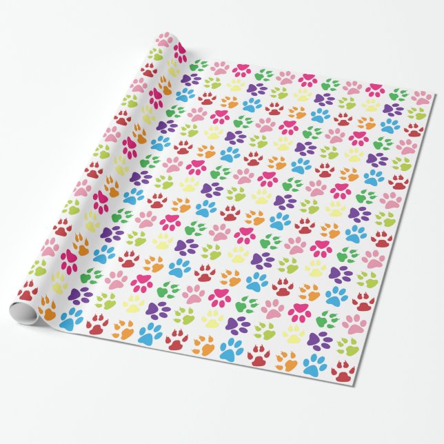 Presente Papel personalizável para moldagem de patas (Desenrolado)