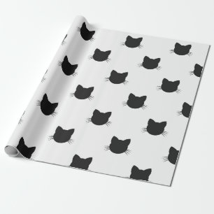 Presente Papel preto de enrolamento design