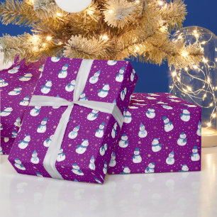 Presente Papel Puro de Natal com Neve