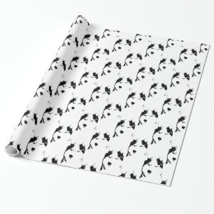 Presente Papel ronco ronco do cão de trenó do papel de