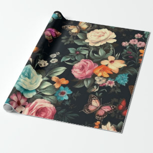 Presente Papel Tecido de Decoupage de Vintagem de Borboleta