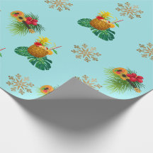 Papel Tropica de moldagem de Natal