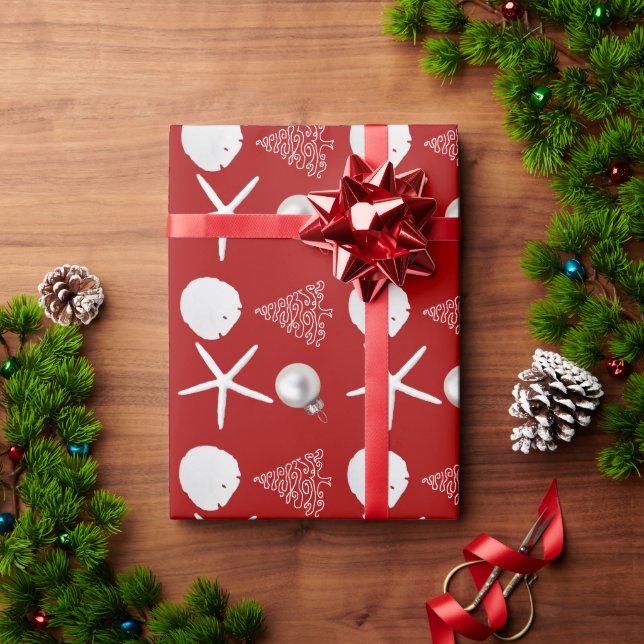 Presente Papel Tropical de Moldagem de Natal (Presente de Natal)