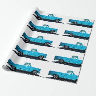 Presente Papel velho de enrolamento de caminhões