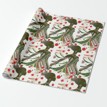 Papel Woman Wraps de Natal