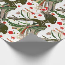 Papel Woman Wraps de Natal