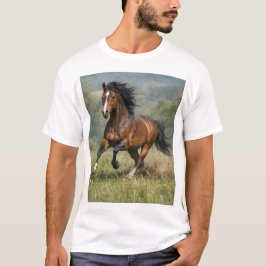 Presente para Amante de Cavalos Camiseta Masculina