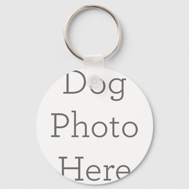 Chaveiro Círculo de Metal, 5,08cm (Frente)