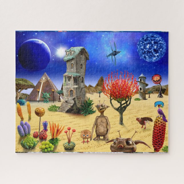 Presente para garotos do planeta quebra-cabeça ali (Horizontal)