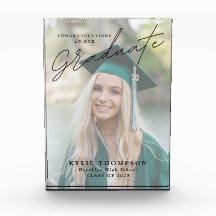 Presente para Graduação de Fotos de Script Moderno