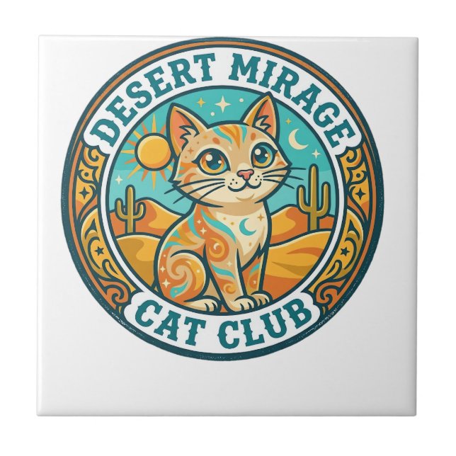Presente para Mãe de Gato Miragem do Deserto - Mir (Frente)
