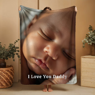 Presente para o Novo Papai Cobertores Sherpa Bebê
