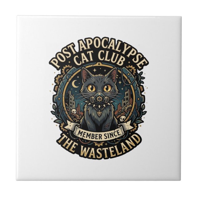 Presente para Pai de Gato Pós Apocalipse - Pós Apo (Frente)