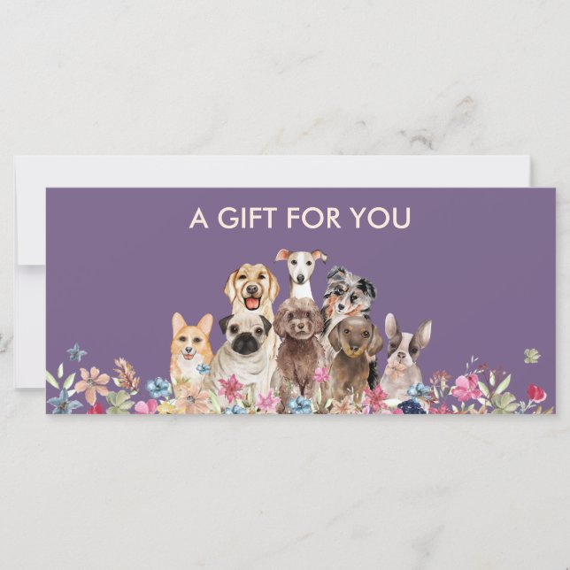 Presente para pet sitter da butique de embelezamen (Frente)