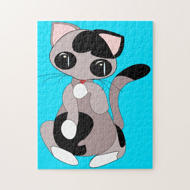 Presente para Quebra-cabeça de Gato Pequeno (Vertical)