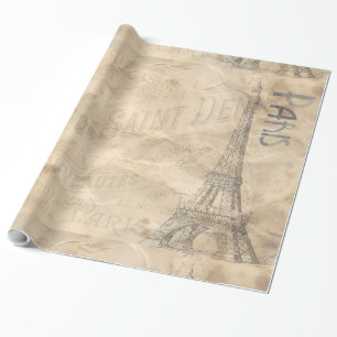 Presente Paris 1A-1B Opções de imagem Papel de quebra