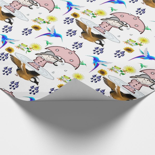 Presente Pássaros de papel para enrolar (Ponta)