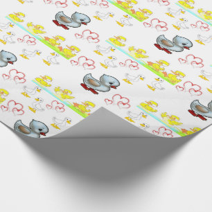 Presente Patos de papel para enrolar