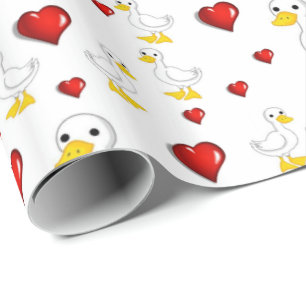 Presente Patos de papel para enrolar